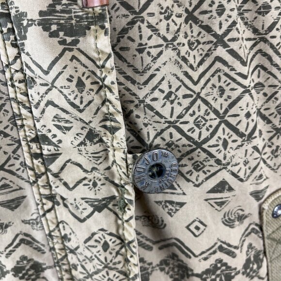 Khujo Brown Casual Cotton Vintage Inspired Jacket Women's Size XL - Picture 3 of 16